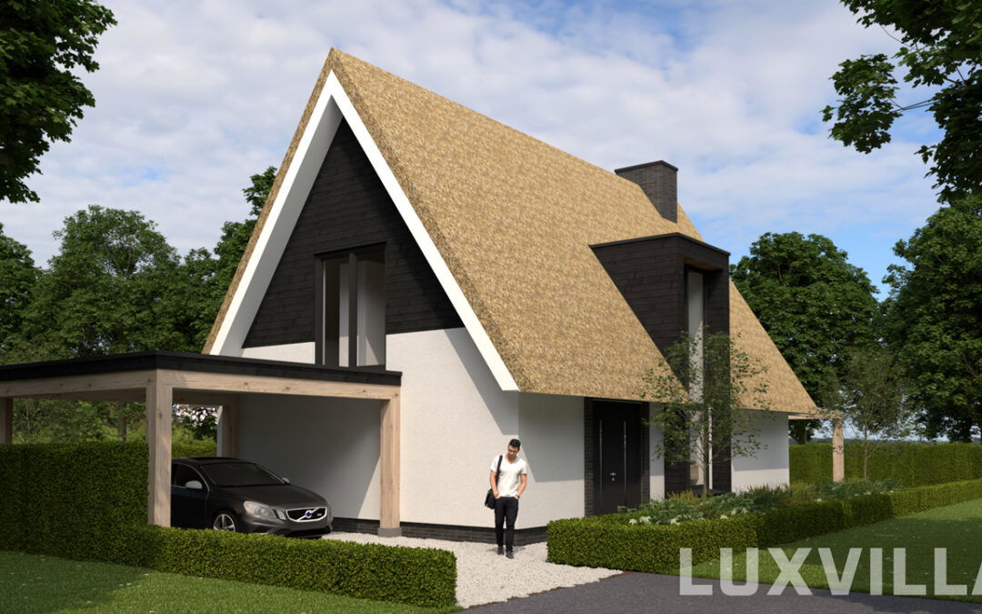 moderne witte villa