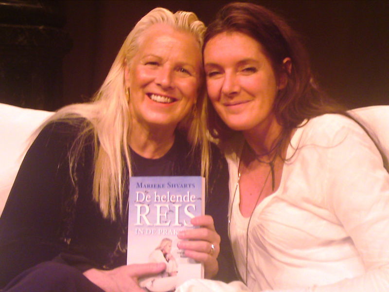 Marieke Meulenberg en Brandon Bays in Amsterdam