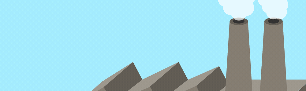 A gif of a factory called Blah Blah Industries. Someone puts a pirate flag up outside, and thieves enter to steal patents and 'knowhow'