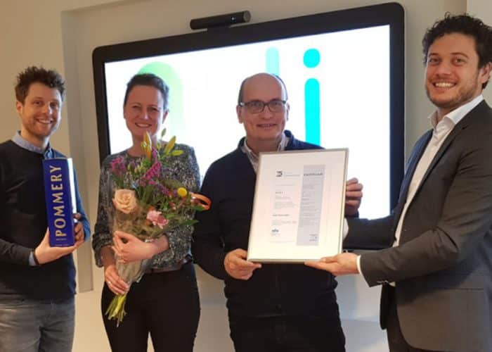 Uitreiking van NEN certificaat aan Quli