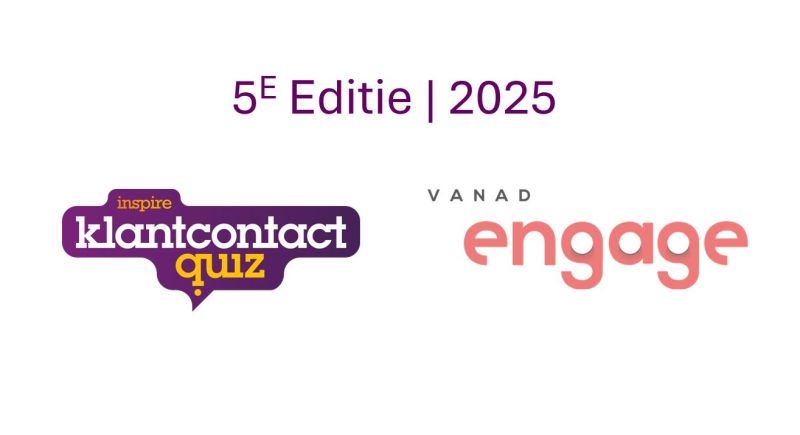 VANAD Engage hoofdsponsor Klantcontact Quiz 2025