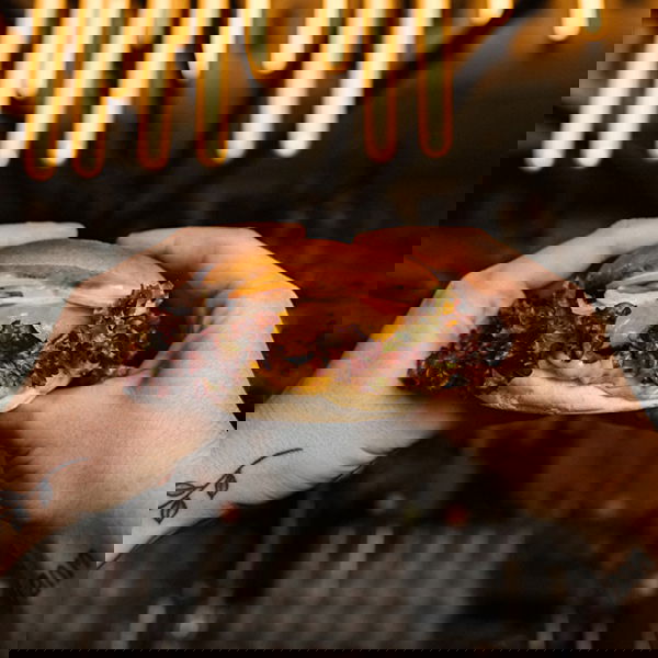 vega burger bij Bar Bukowski Amsterdam