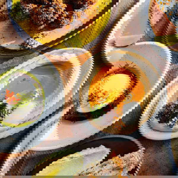 veel keuze voor vegetariers als ook ruime keuze voor vegans en zelfs wat keuze voor vis- en vleeseters