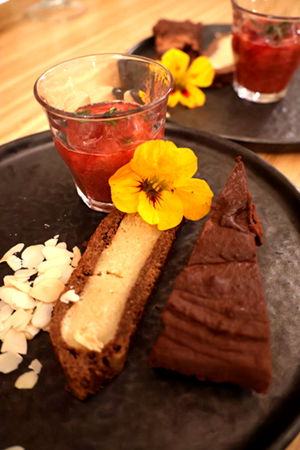 het dessert van de avond bij Nieuw Sion Diepenveen nabij Deventer