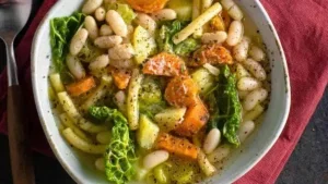 Italiaanse minestrone soep