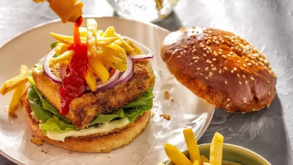 Loaded halloumiburger recept
