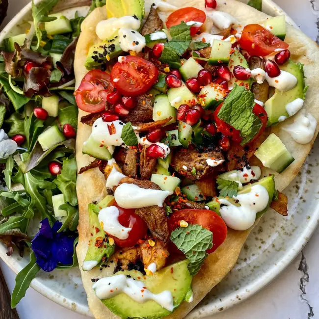 Shoarma van oesterzwammen