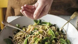 Spaghetti met avocado