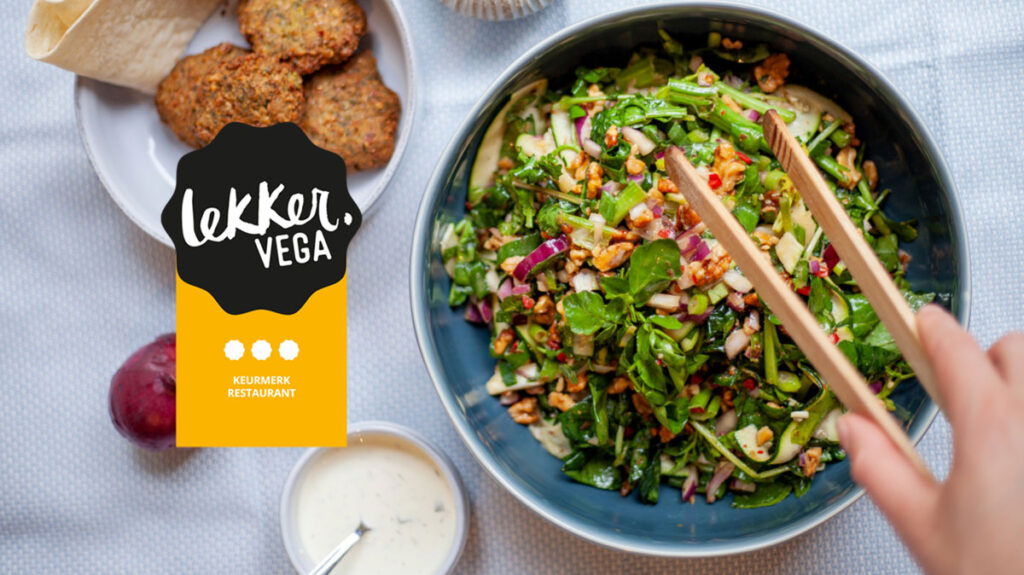Restaurant Spirit Rotterdam en Amsterdam biedt 100% vegetarische waarvan minsten 50% vegan gerechten via het buffet.