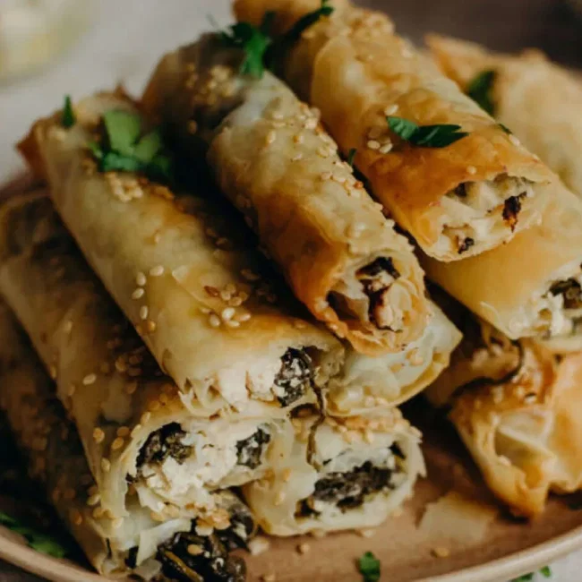 Vegan filodeegrolletjes