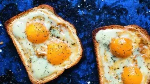 Vegan SUNNY SIDES UP TOAST