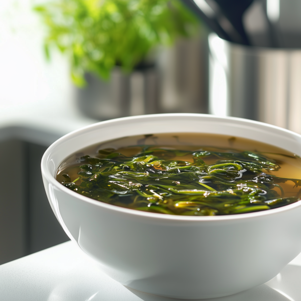 Gemakkelijk recept voor een basis bouillon van zeewier