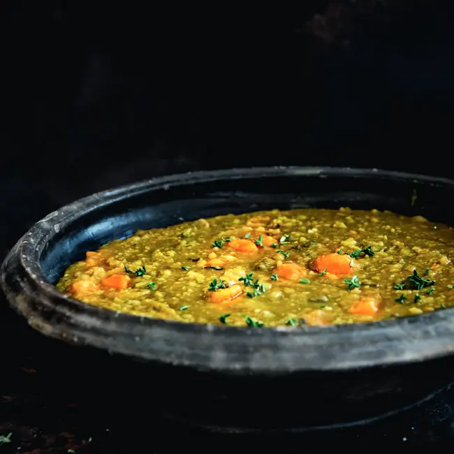 Vegetarische erwtensoep