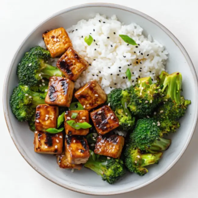 Tofu met rijst