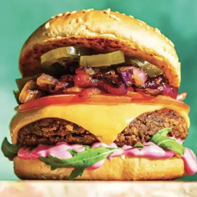 Zwarte bonenburger