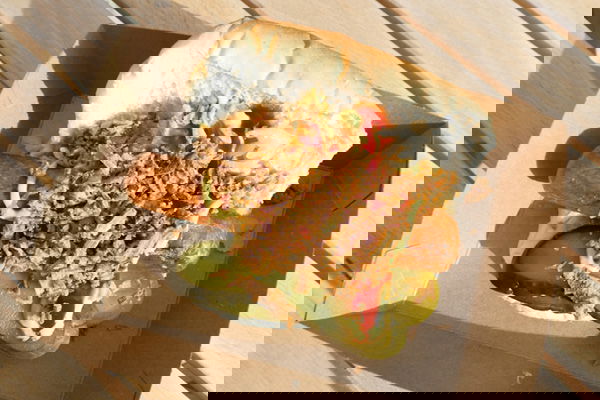 de NotDog is een vega hotdog dat festival Oerol serveerde 
