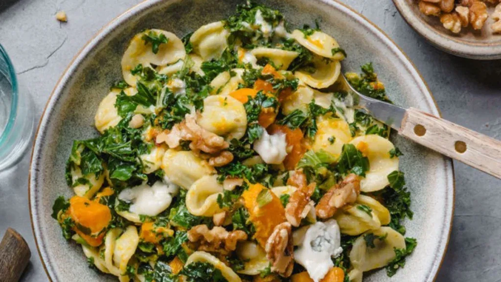 Bloemkool met gorgonzola pasta