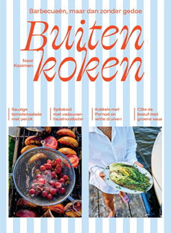 recept kruidige oesterzwammen met grove muntchutney uit het kookboek Buiten Koken 2025