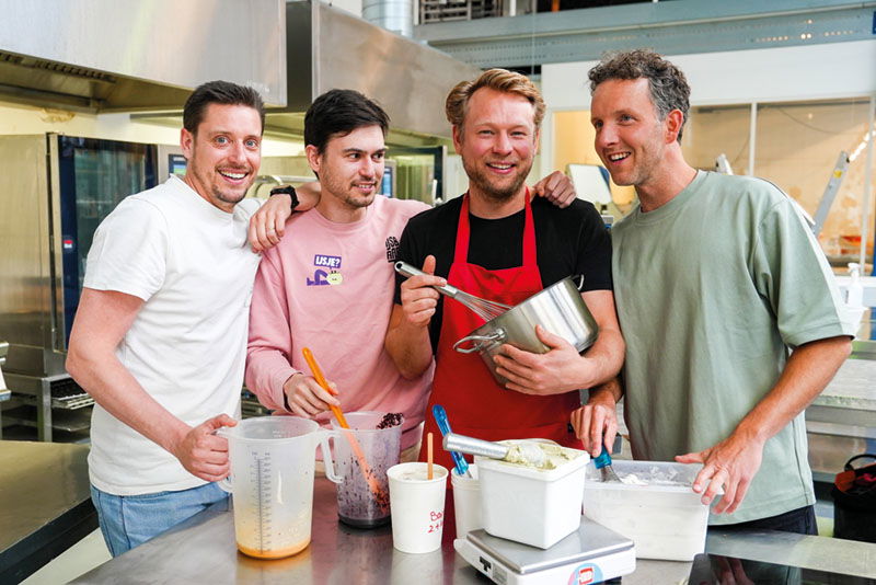 het team ijsmakers van goodoo zijn ware smaakmakers