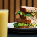 heerlijke vegan broodje bij Oliver Green
