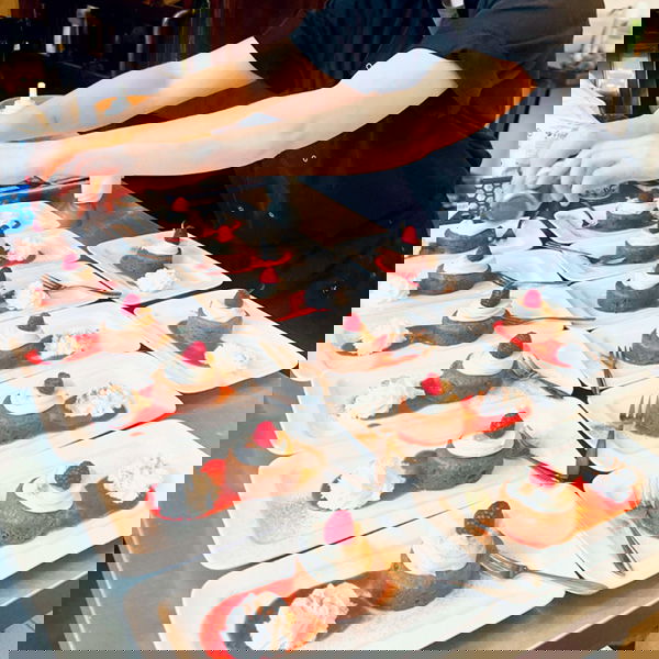 Vegan desserts bij Restaurant Hagedis