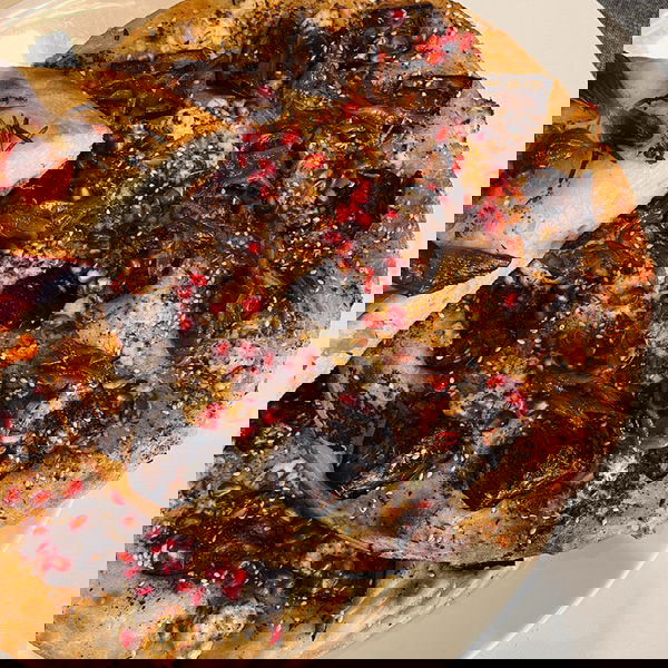 vega en vegan focaccia's bij Peppi Deli in de Pijp Amsterdam