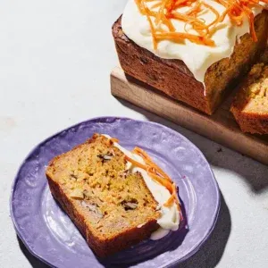 Wortelcake met limoen roomkaasglazuur