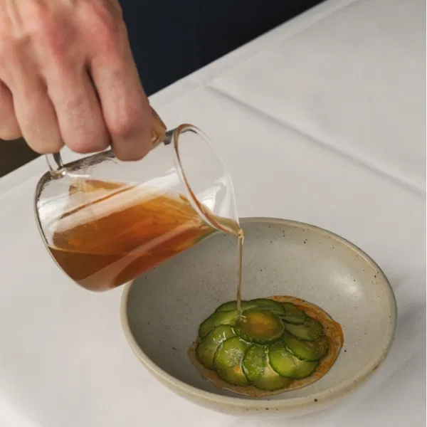 menu Flora van restaurant Foer is geheel vegetarisch met veel plantaardig