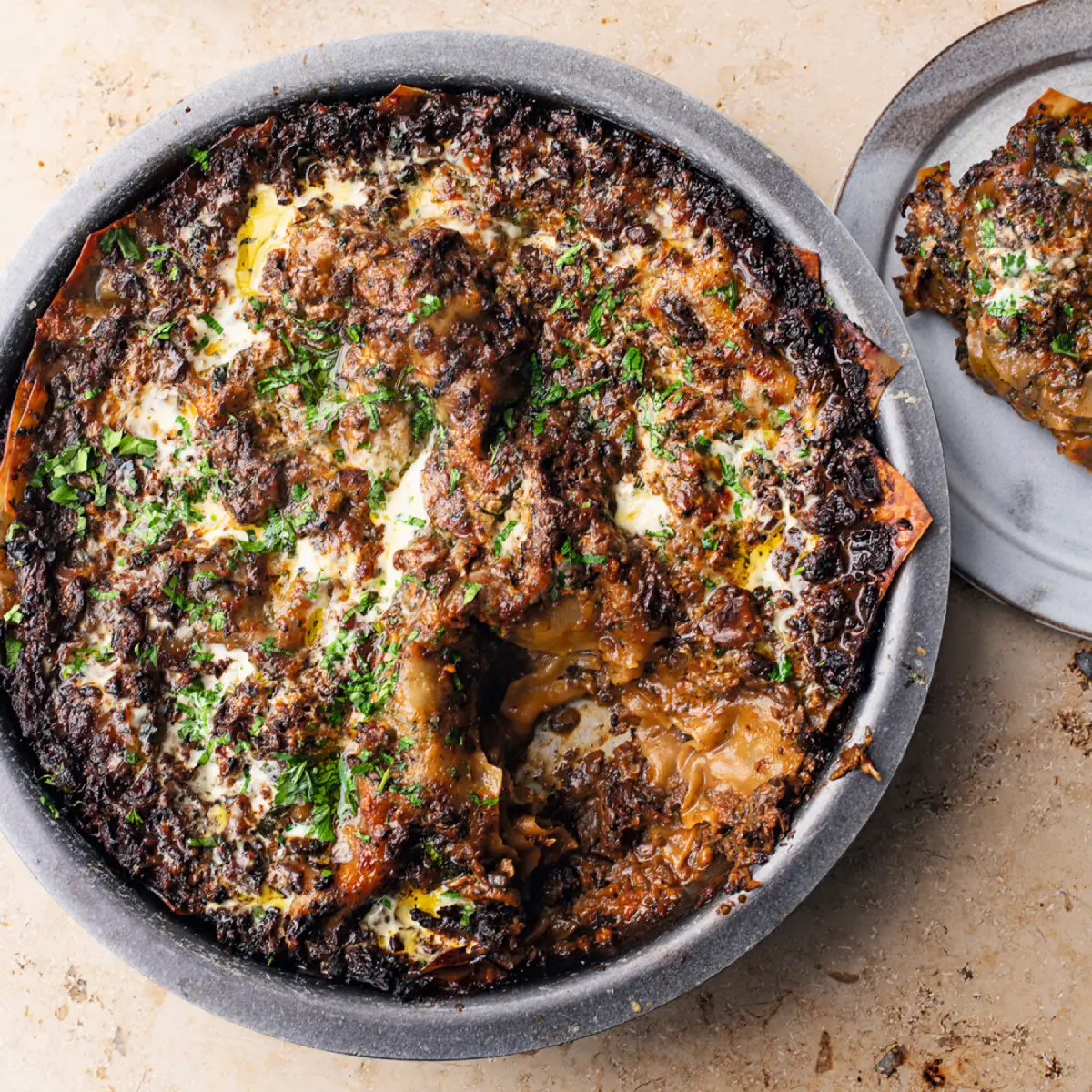 Paddenstoelen Lasagne Ottolenghi