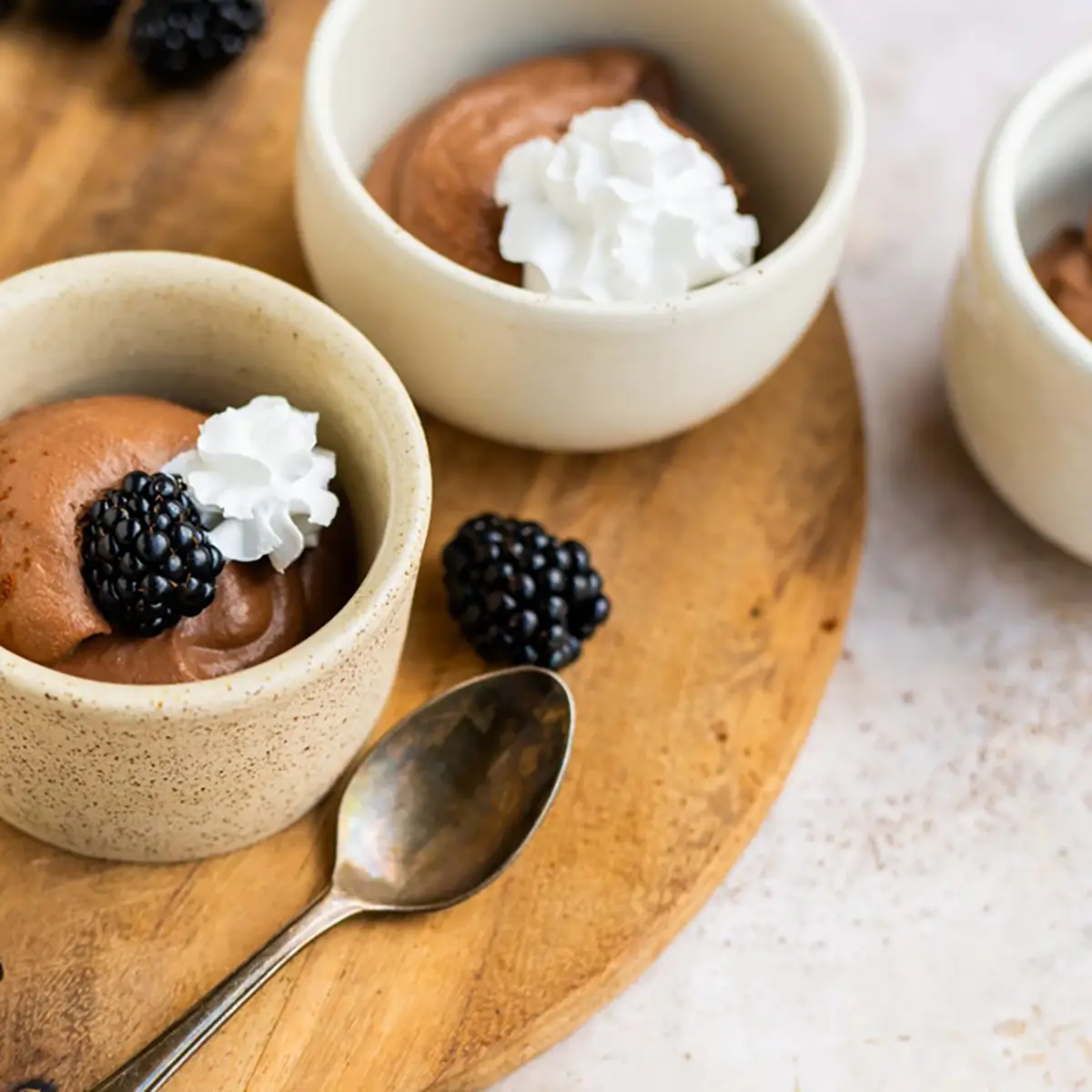 Vivera chocoladepudding vegan recept milouvanderwillphotography