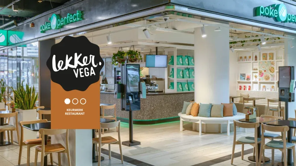 Poké Perfect Schiphol Plaza is een lekkere vega hotspot. met veel vegetarische en plantaardige poké bowls voor elke liefhebber