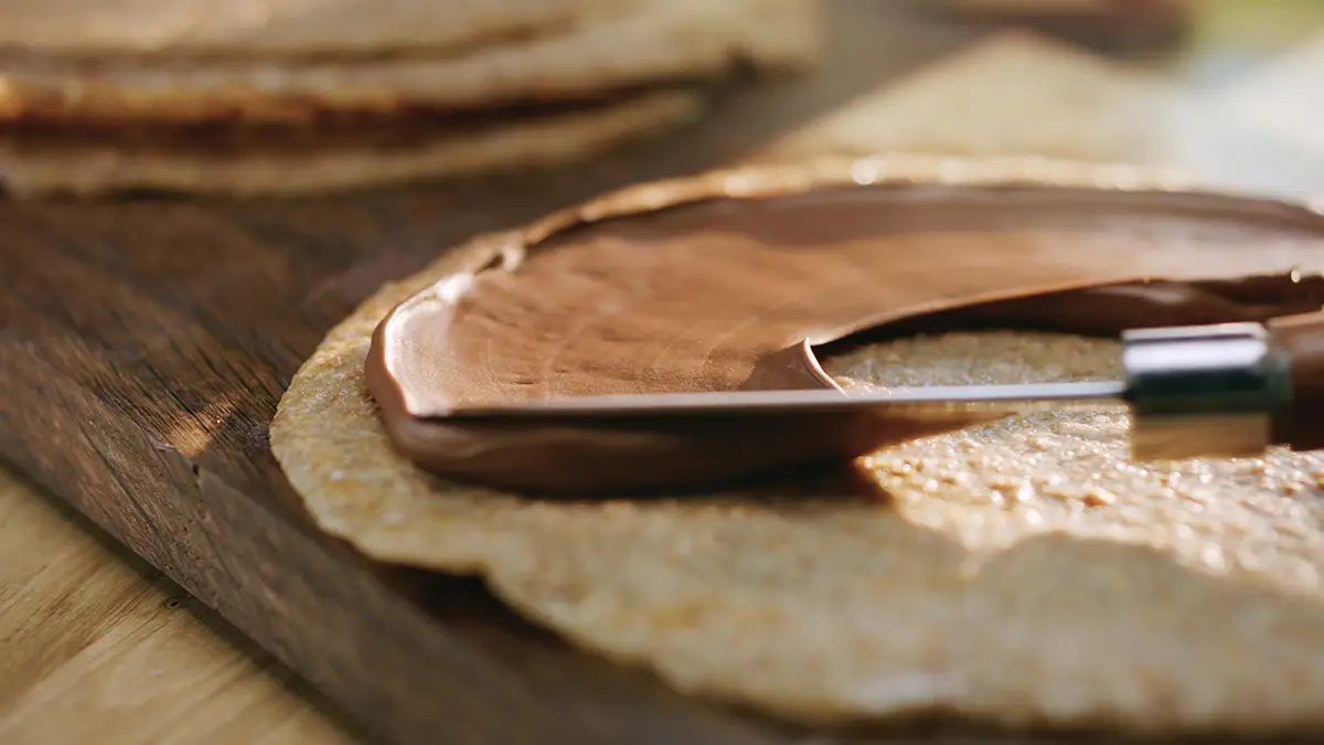 Vegan crêpes Nutella Plant-Based