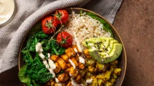 Buddha bowl met geroosterde bloemkool