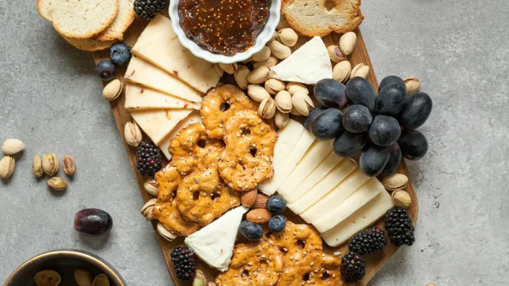 Vegetarische borrelplank