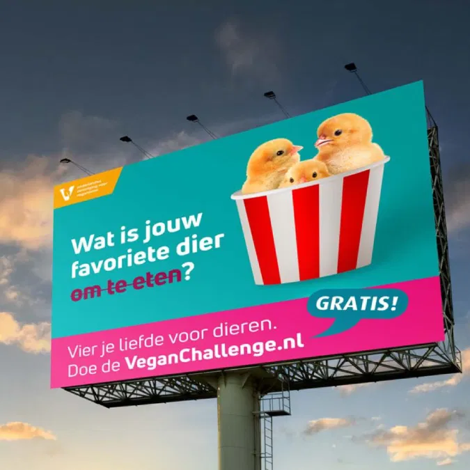 Campagne wat-is jouw favoriete dier billboard