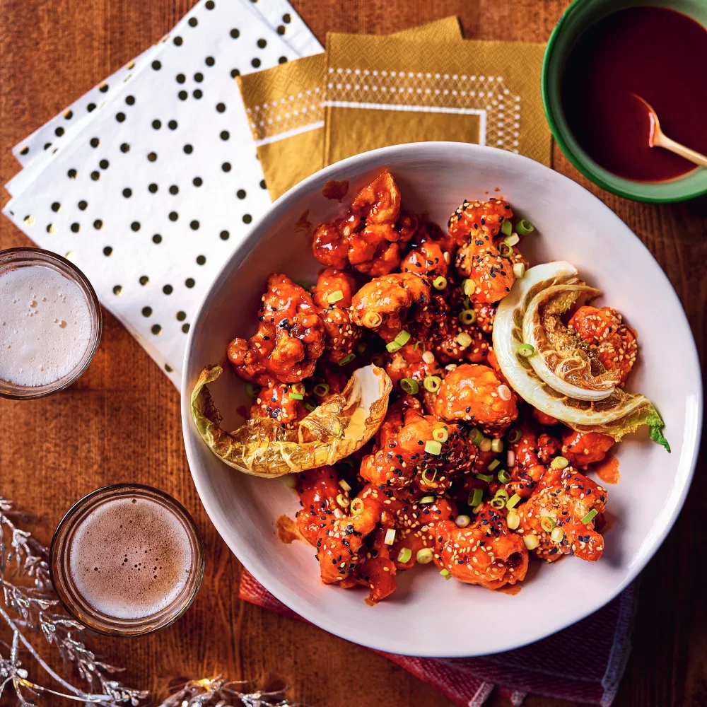 Gefrituurde bloemkool