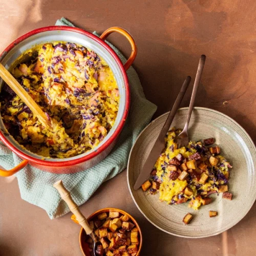 Pompoenstamppot met appel