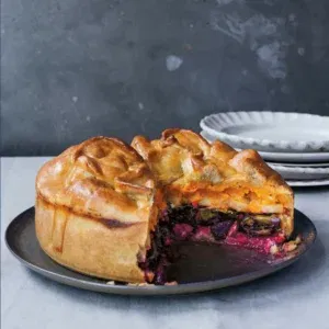 Winterse gerechten sneeuw