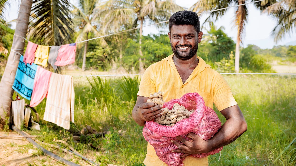 fairtrade original werkt voor boeren zoals Sampath in Sri Lanka