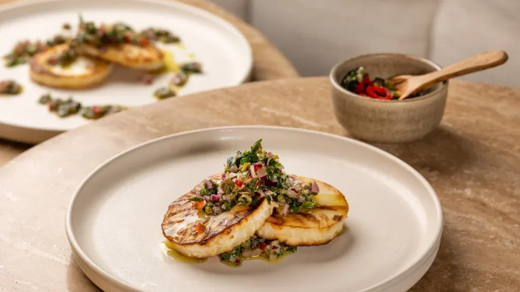 knolselderijsteak recept