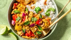 vegetarische butter chicken van jackfruit is de fluweelzachte comfort food waar ook vleeseters van smullen