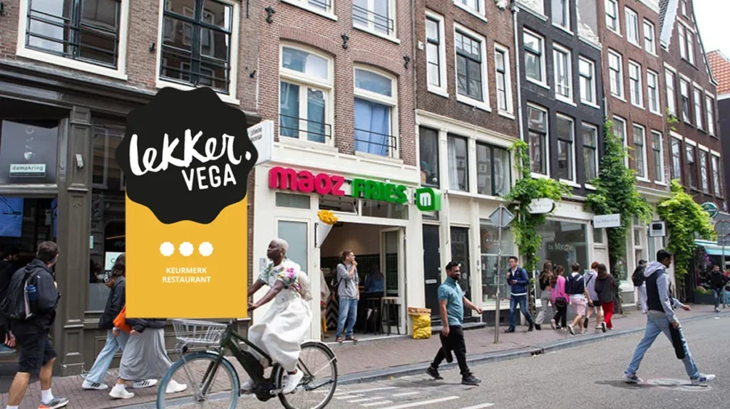 MAOZ Falafel ook in de Jordaan, Amsterdam, voor jouw vegan falafel broodje of bowl