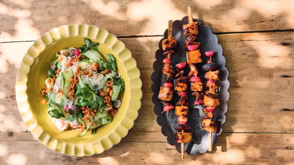 Sticky sriracha-tofu Jamie Oliver