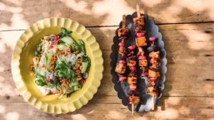 Sticky sriracha-tofu Jamie Oliver