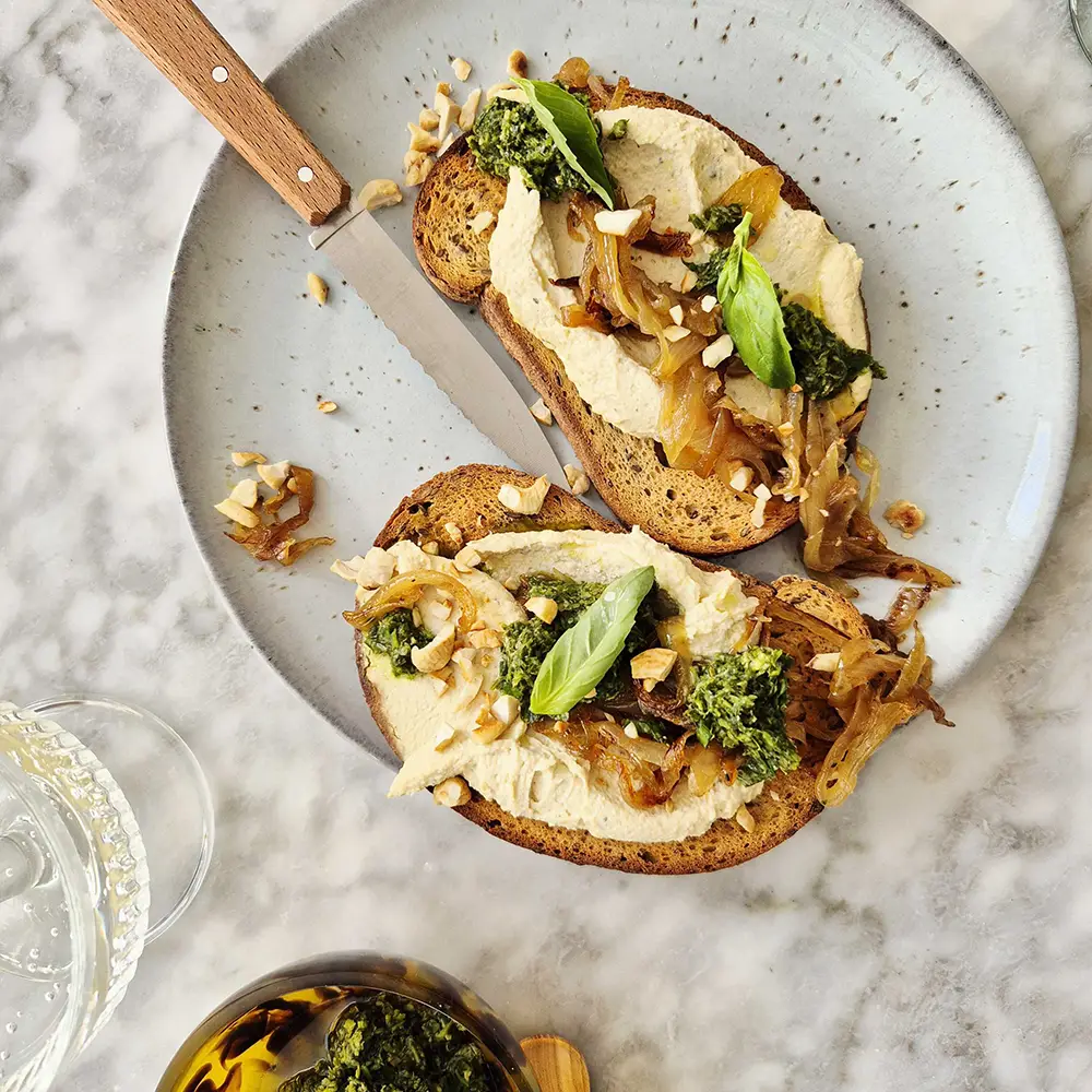 Whipped tofu ricotta