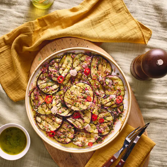 Italiaanse gegrilde aubergine