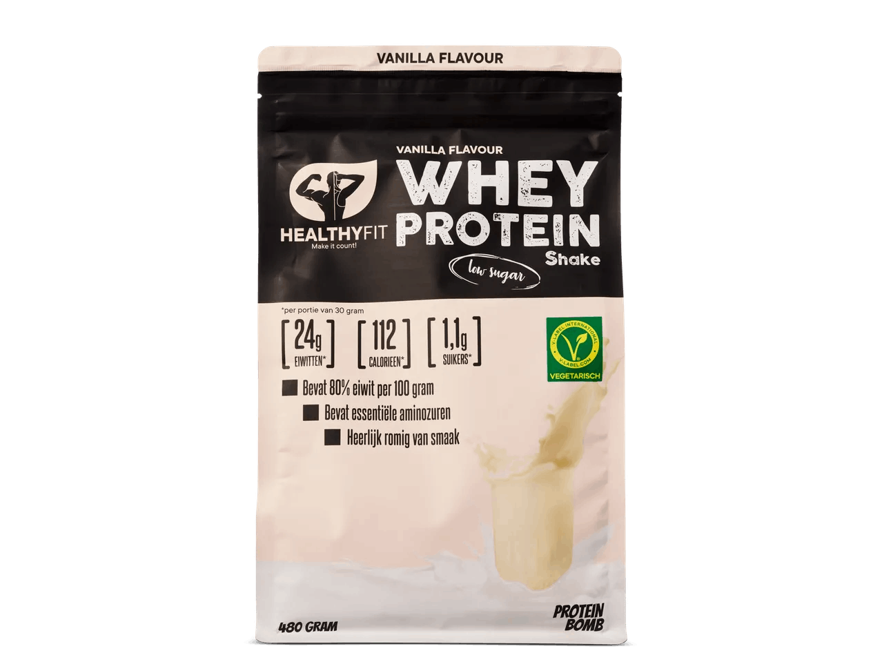 High protein met V Label