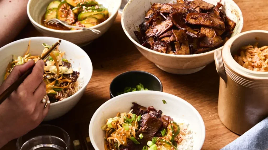 Korean BBQ tofu maken