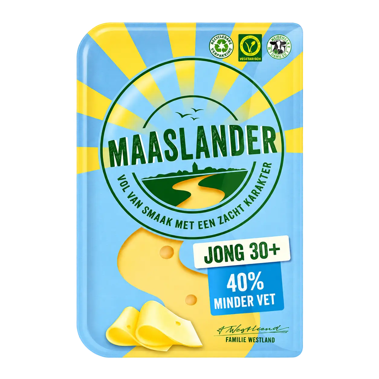 Maaslander kaas met V-Label keurmerk