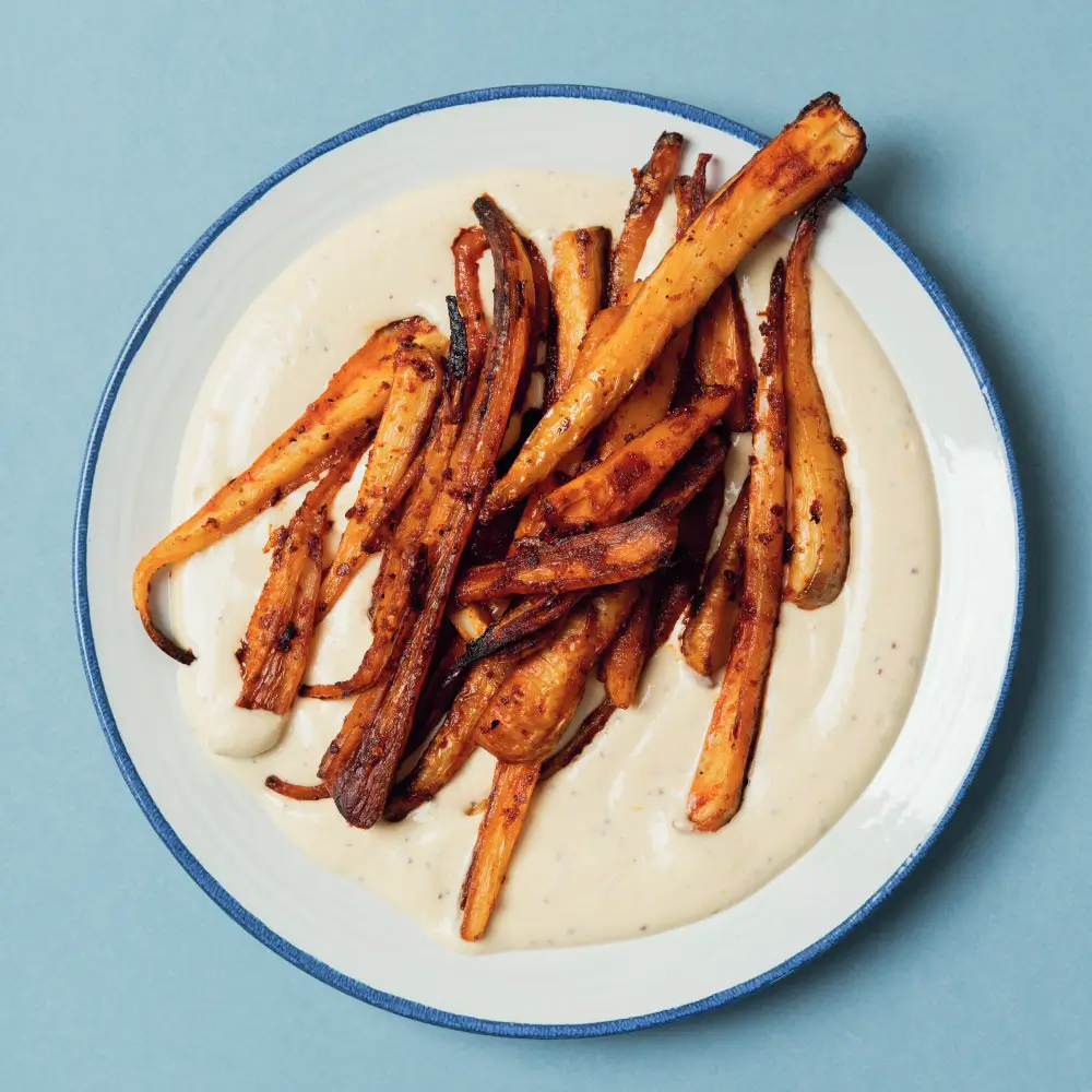 Pastinaak geroosterd met harissa recept